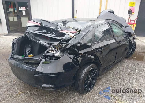 2023 Honda Civic Sport из США, поврежденный, VIN 2HGFE2F59PH570354